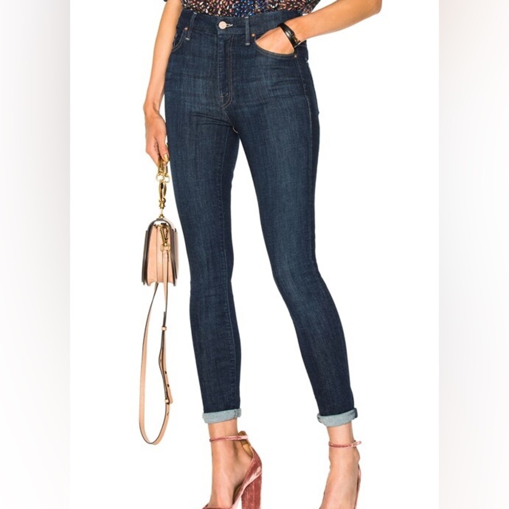 Mother High Waisted Looker Skinny Jeans In Clean Sweep